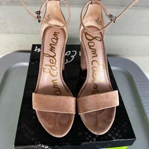 Sam Edelman Women's Brown Ankle Strap Heels